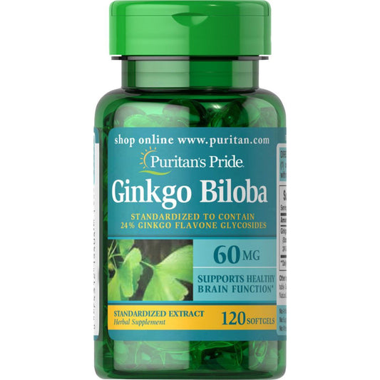 GINKGO BILOBA - Standardized Extract (60 Mg)